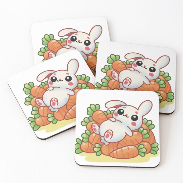 Item preview, Bunny Bliss with Carrots designed and sold by PieChocolate.