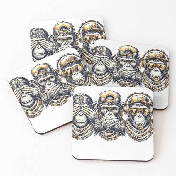 Item preview, The three monkeys designed and sold by Dan9010.
