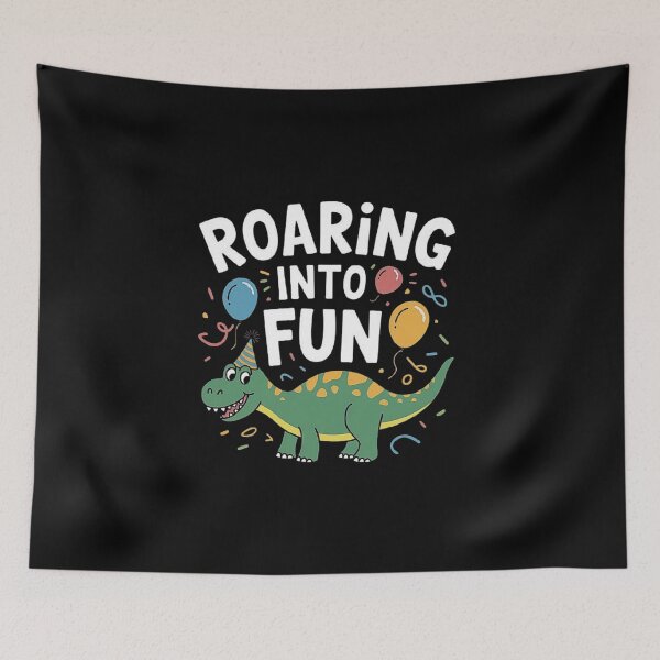 Item preview, Fun Dinosaur Birthday Celebration Design designed and sold by love3617.