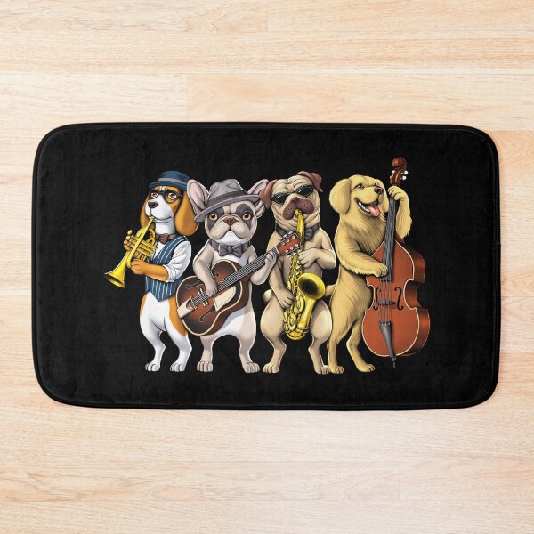 Item preview, Dogs Jazz Musicians designed and sold by underheaven.