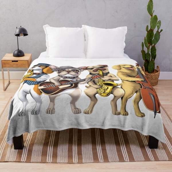 Item preview, Dogs Jazz Musicians designed and sold by underheaven.