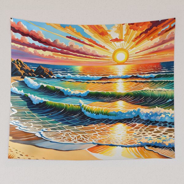 Item preview, Beach Sunset by shs_kenya designed and sold by Shs-Kenya.