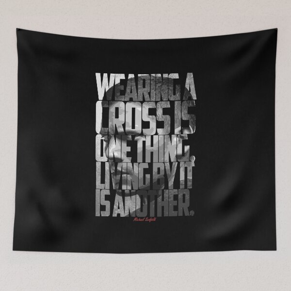 Item preview, Michael Scofield Black and White Motivational Typography with Camouflage Design designed and sold by Enea Kelo.