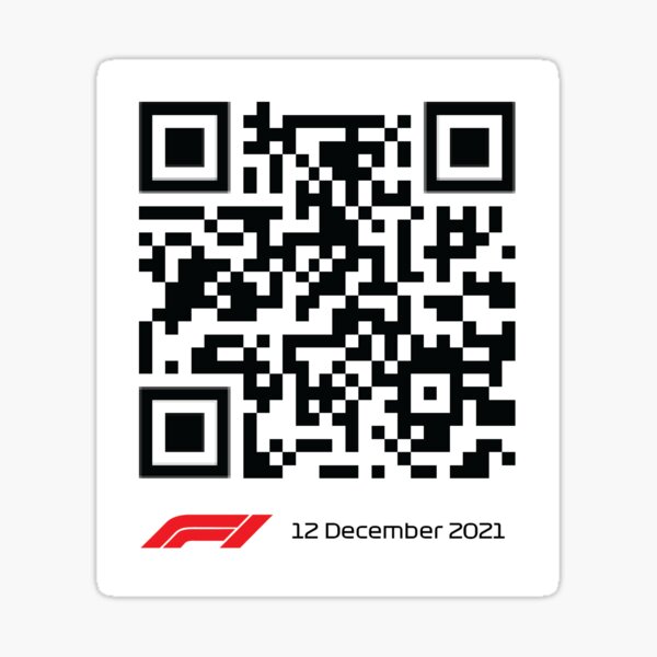 Item preview, F1 Abu Dhabi overtake QR Code designed and sold by BanicCompany.