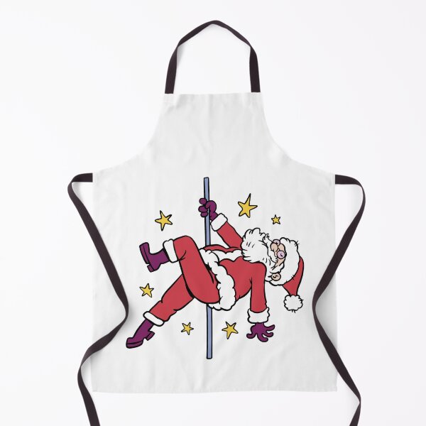 Item preview, Santa Pole Dance - Funny Holiday Humor Design designed and sold by DrawHandArt.