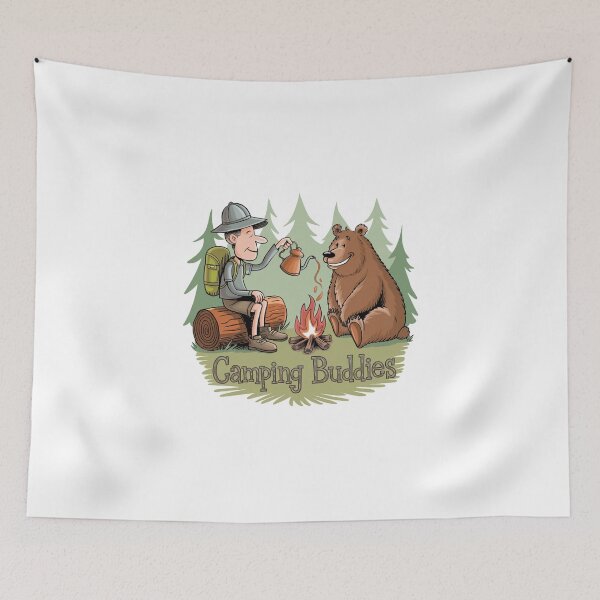 Item preview, Camping Buddies: Nature's Companions designed and sold by OldSchoolRetro.