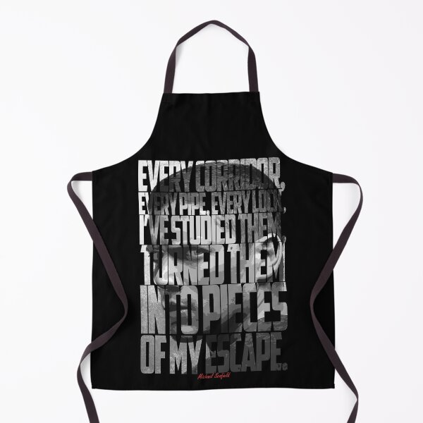 Item preview, Michael Scofield Black and White Motivational Typography with Camouflage Design designed and sold by Enea Kelo.