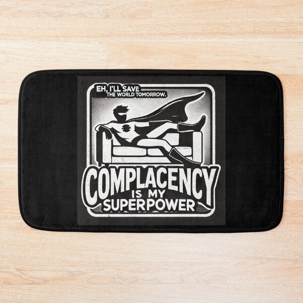 Item preview, Complacency Is My Superpower T-Shirt - Funny Procrastination Superhero Design designed and sold by BlankCanvasHaHa.