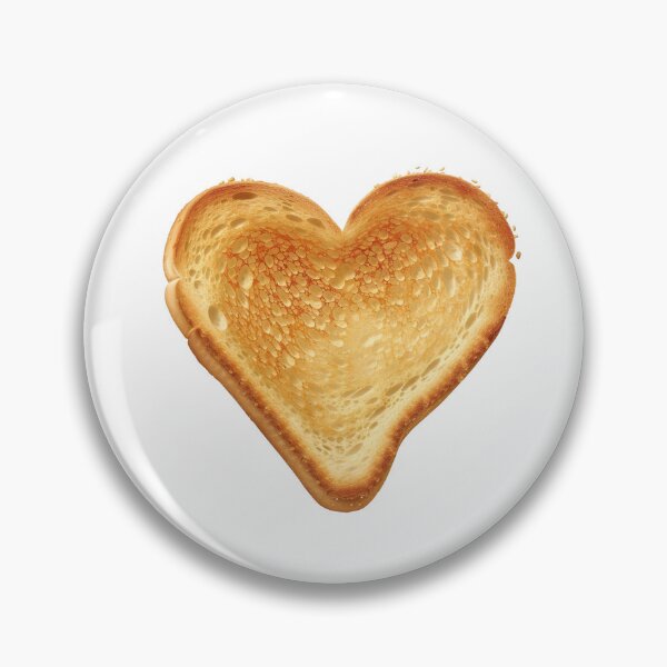 Item preview, Heart-shaped Bread Toast designed and sold by DigitalToast.