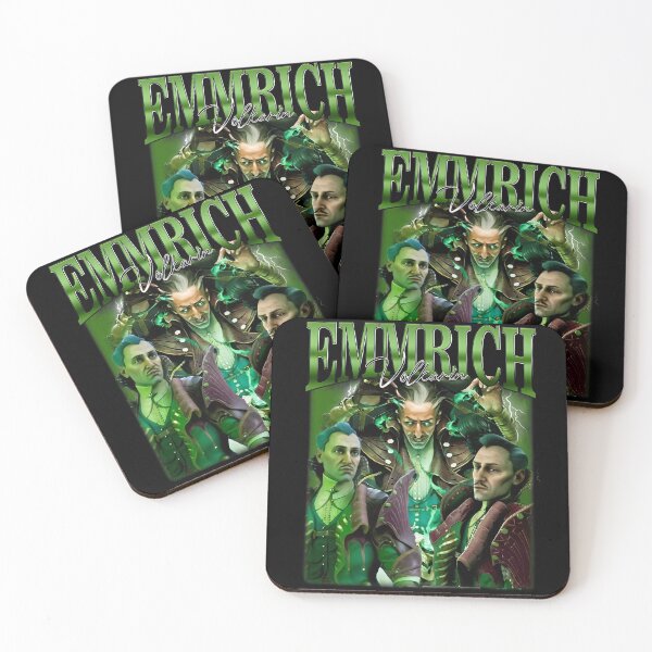 Item preview, Emmrich Volkarin Bootleg Shirt, Dragon Age Veilguard designed and sold by Taniyah Gomes.