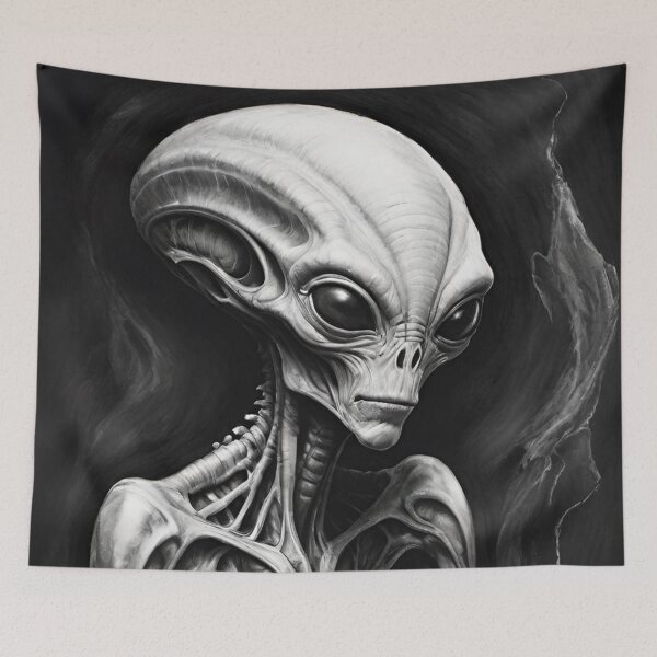 Item preview, alien, Martian, UFO, designed and sold by DonnaBlankaArt.
