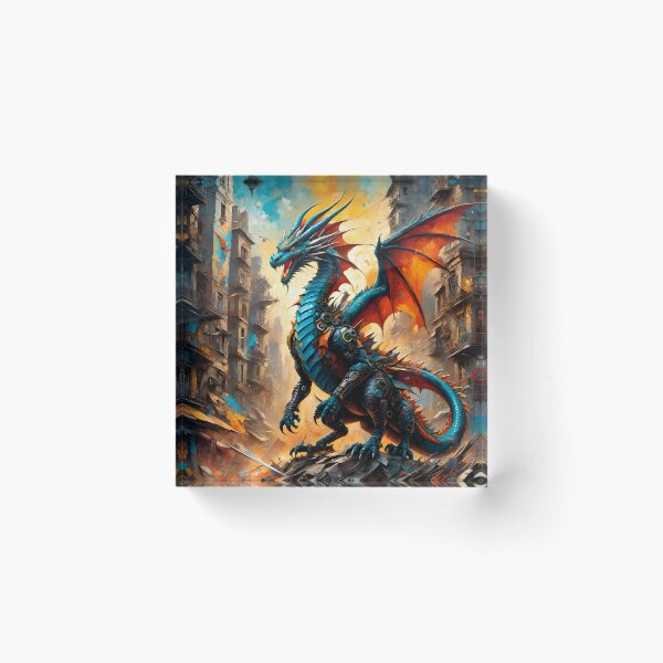 Aperçu de l'œuvre Dragon cyborg créée et vendue par Shs-Kenya.