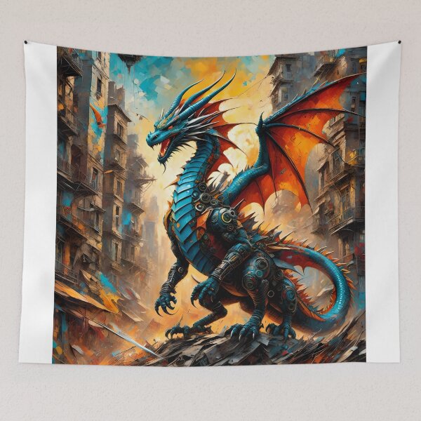 Aperçu de l'œuvre Dragon cyborg créée et vendue par Shs-Kenya.