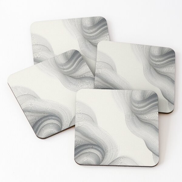 Item preview, wave pattern 24 designed and sold by blackwhiteblue.