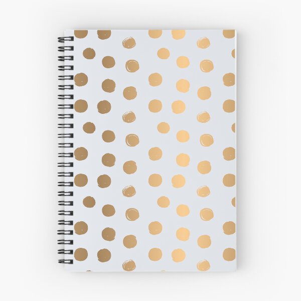 Item preview, Gold Round Brush Strokes Pattern on Light Grey background designed and sold by seafoam12shop.