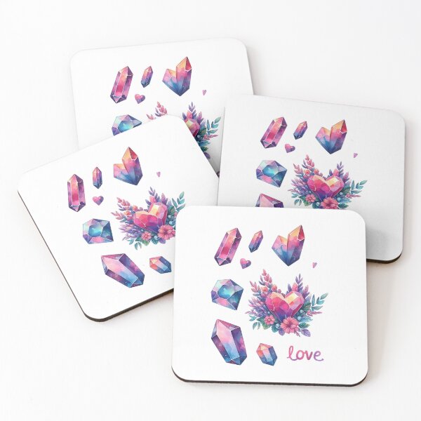 Item preview, Mystical Crystal & Geode Stickers | Rainbow Gemstone Collection for Crystal Enthusiasts designed and sold by FlowerMyLove.