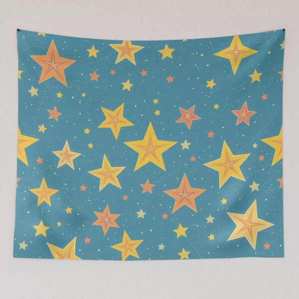 Item preview, Patrón de estrella caprichoso retro designed and sold by vstronaut1.