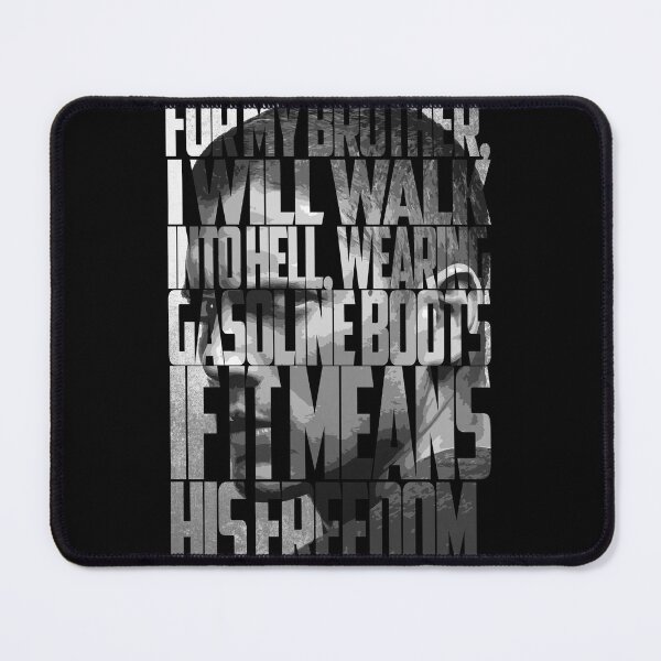 Item preview, Michael Scofield Black and White Motivational Typography with Camouflage Design designed and sold by Enea Kelo.