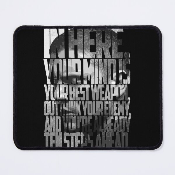 Item preview, Michael Scofield Black and White Motivational Typography with Camouflage Design designed and sold by Enea Kelo.