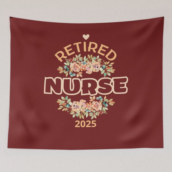 Item preview, Retired nurse 2025 designed and sold by Meandmyshop.