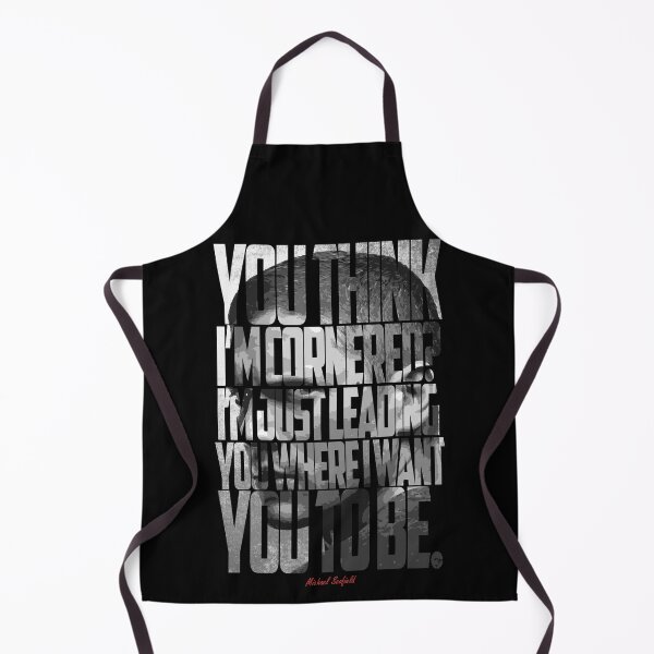 Item preview, Michael Scofield Black and White Motivational Typography with Camouflage Design designed and sold by Enea Kelo.