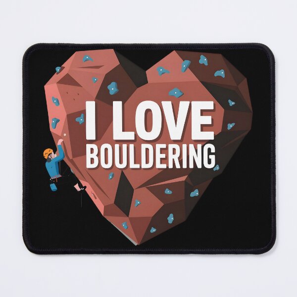 Item preview, Climber and Heart-shaped rock designed and sold by NextDoorShoop.