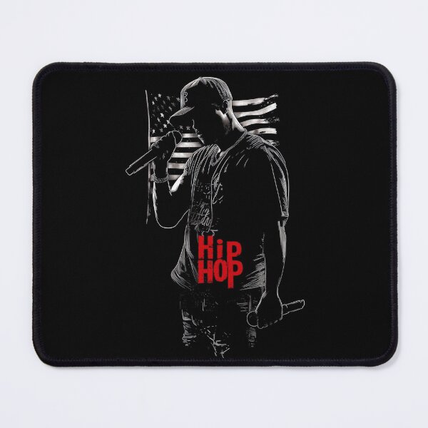 Item preview, American flag, hip hop, Rapper with two microphones designed and sold by Jose Antonio Exposito Rodriguez.