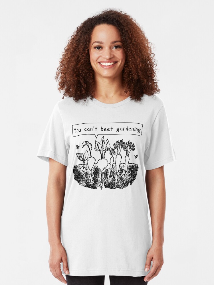 Alternate view of You can't beet gardening Slim Fit T-Shirt