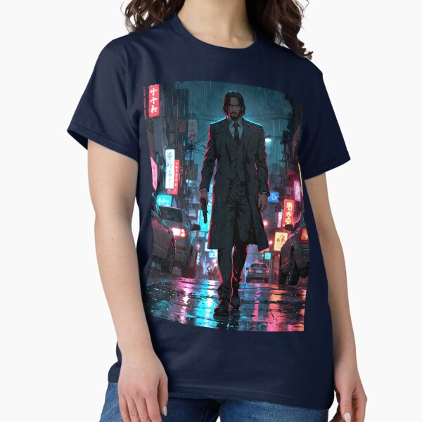 Artikel-Vorschau von Fan-Art im Anime-Stil von John Wick, designt und verkauft von  Sylwia Borkowska.