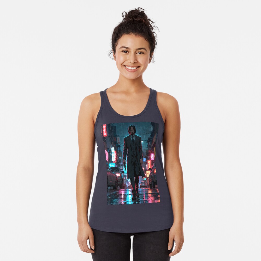 Artikel-Vorschau von Racerback Tank Top, designt und verkauft von fukuu.