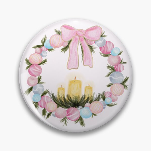 Item preview, Serene Holiday Wreath designed and sold by AdriaCaps Art & Design.