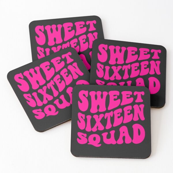 Aperçu de l'œuvre Idées cadeaux pour les 16 ans de Sweet Sixteen Birthday Squad créée et vendue par erozzz.