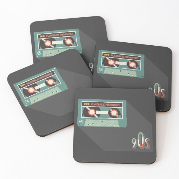 Item preview, Retro 90s cassette tape illustration designed and sold by Verro Riezie.