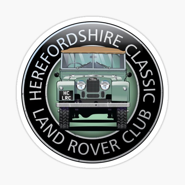 Herefordshire Classic LR Club Badge Sticker