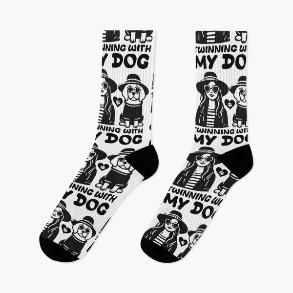 Item preview, Twinning With My Dog Funny Puppy Lovers designed and sold by Stick-Artistry.