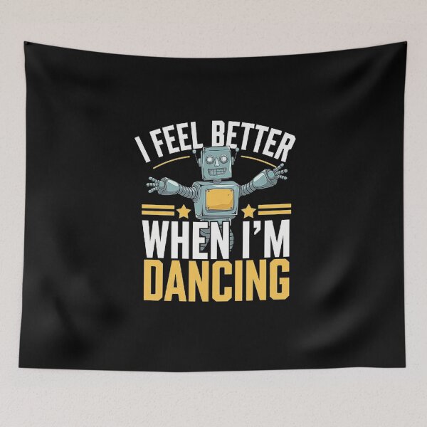 Item preview, Quirky Dancing Robot Design for Music Lovers designed and sold by love3617.