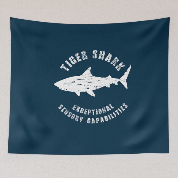 Item preview, Tiger Shark - Exceptional Sensory Capabilities, Unique designed and sold by villacreativa.