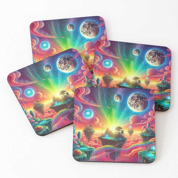 Item preview, Two Moon Rainbow Prism Universe - multi - dimensional City designed and sold by WyckedLynn.
