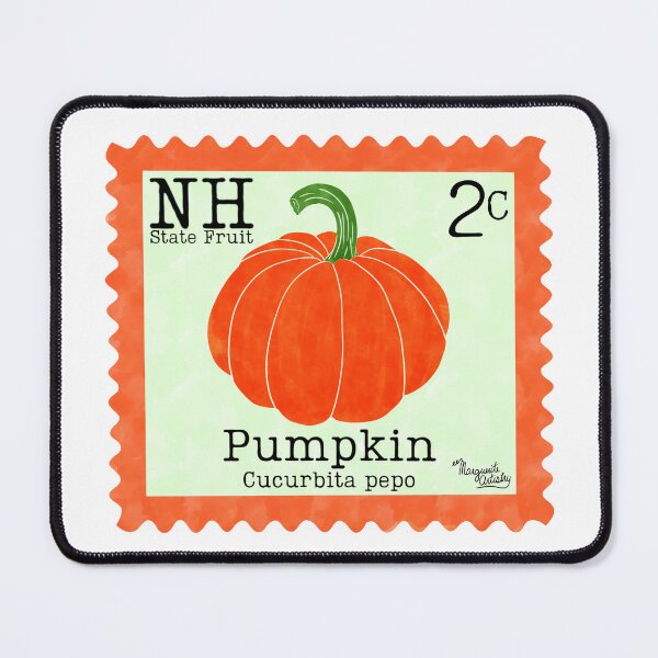 Item preview, New Hampshire State Fruit: Pumpkin Postage Stamp designed and sold by Marguerite Artistry.