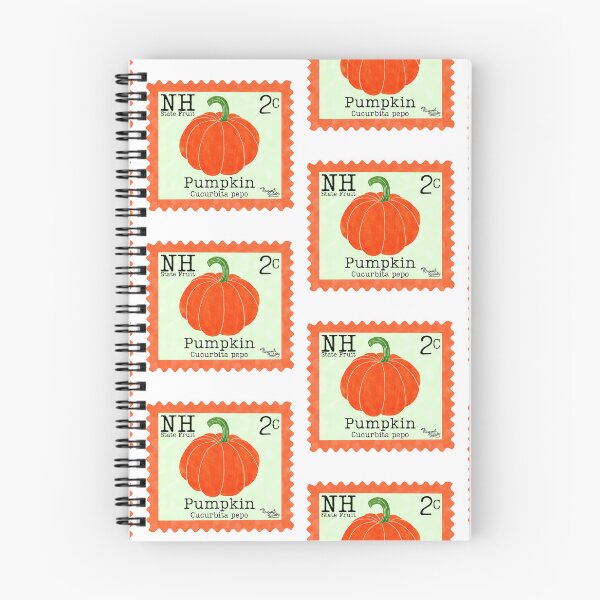 Item preview, New Hampshire State Fruit: Pumpkin Postage Stamp designed and sold by Marguerite Artistry.