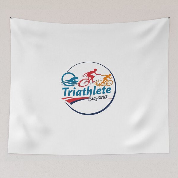 Item preview, Dynamic Triathlete Susana - Swim, Bike, Run designed and sold by Triathlongram.