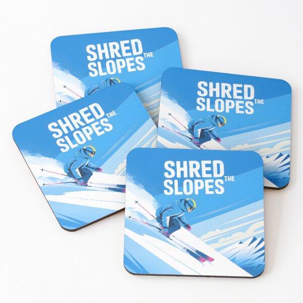 Item preview, Shred the slopes winter sports designed and sold by FriendlyLlama.