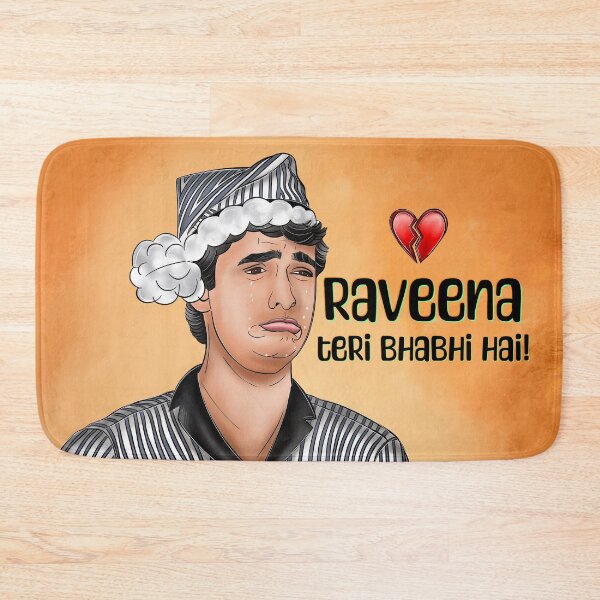 Item preview, Classic 90’s Bollywood comedy movie fun art  designed and sold by AN DESIGN STUDIO.