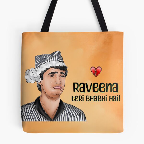 Item preview, Classic 90’s Bollywood comedy movie fun art  designed and sold by AN DESIGN STUDIO.