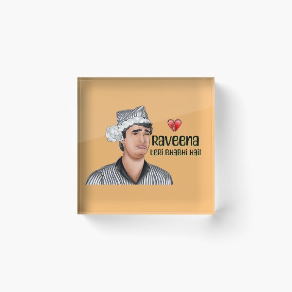 Item preview, Classic 90’s Bollywood comedy movie fun art  designed and sold by AN DESIGN STUDIO.