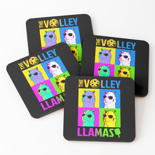 Artikelvorschau, The Volley Llamas – Lustiger Pickleball-Teamname entworfen und verkauft von The Junto Shop.