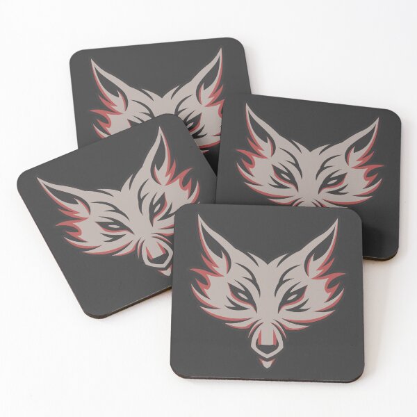 Item preview, Wolf head illustration in vibrant cartoon style designed and sold by Verro Riezie.