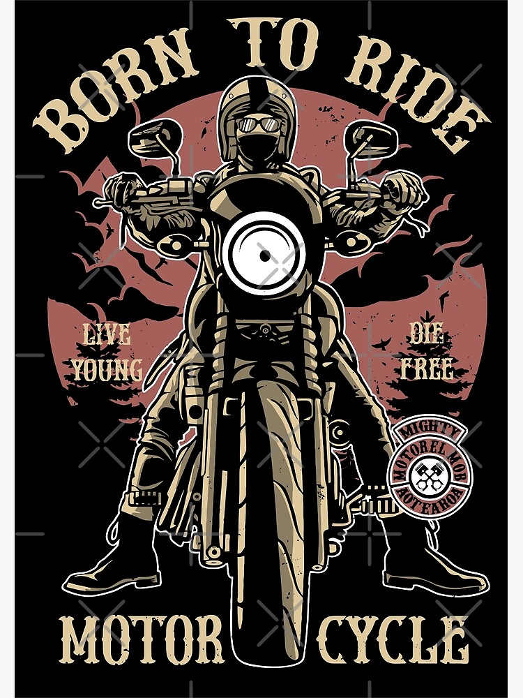 To - | Born Ride Sale Redbubble MCYouTube Motorbike\