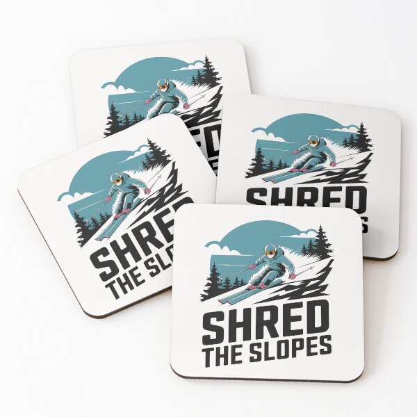 Item preview, Shred the slopes winter sports designed and sold by FriendlyLlama.