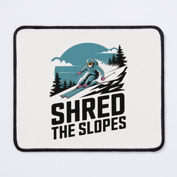 Item preview, Shred the slopes winter sports designed and sold by FriendlyLlama.